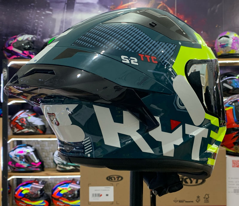 Capacete KYT TT COURSE FUSELAGE YELLOW