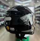 Capacete FLY F-9 HG MATCH PRETO/GRAFITE