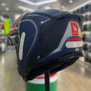 Capacete MT ATOM 2 SV DESTINY C7 AZUL FOSCO