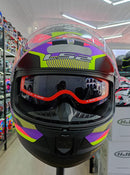 Capacete LS2 FF808 STREAM II ROAD MATTE BLK PINK