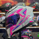Capacete LS2 FF810 VIGO SPINN WHT/GREY