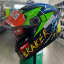 Capacete MT BRAKER SV URBANSPATTER C6 FLUOR
