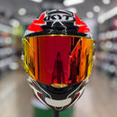 Capacete KYT TT COURSE VINALES BALANCE RED/GUNMETAL