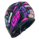 Capacete LS2 FF358 Tank Preto e Roxo
