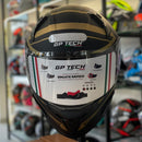 Capacete GP TECH SENSE UK DOURADO FOSCO