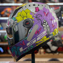 CAPACETE LS2 FF358 DREAMCATCHER SILVER YELLOW
