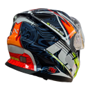 Capacete Norisk FF302 Soul Control Blue Orange