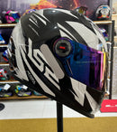 Capacete LS2 FF358 Draze Black White