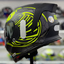 Capacete ORIGINE DINAMO FIGHTER FLUO YELLOW BLACK MATT