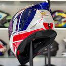 Capacete ORIGINE DINAMO GALAXI BLUE RED WHITE GLOSS