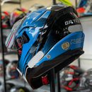Capacete GP TECH ULTRA SV FUTURE AZUL E PRETO