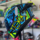 CAPACETE TEXX, SPIHE MAASAI AZUL E VERDE