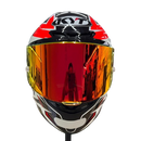 Capacete KYT TT COURSE VINALES BALANCE RED/GUNMETAL