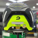 CAPACETE RACE TECH SIGNAL ACTIVE MATTE TIT/GREY HV YLW