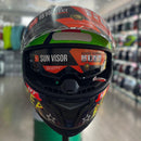 Capacete MT BRAKER  SV URBANSPATTER C6 FLUOR