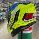 Capacete  Texx KAIMAN TEASER AZUL PRETO VERDE