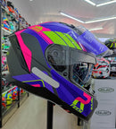 Capacete RACE TECH VOLT TRACK MATTE TIT PURPLE