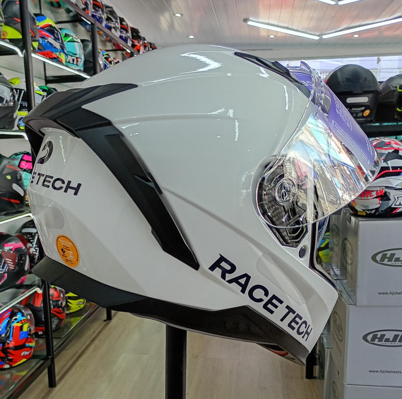 Capacete RACE TECH VOLT WHITE