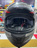 Capacete X troy com óculos interno Vermelho