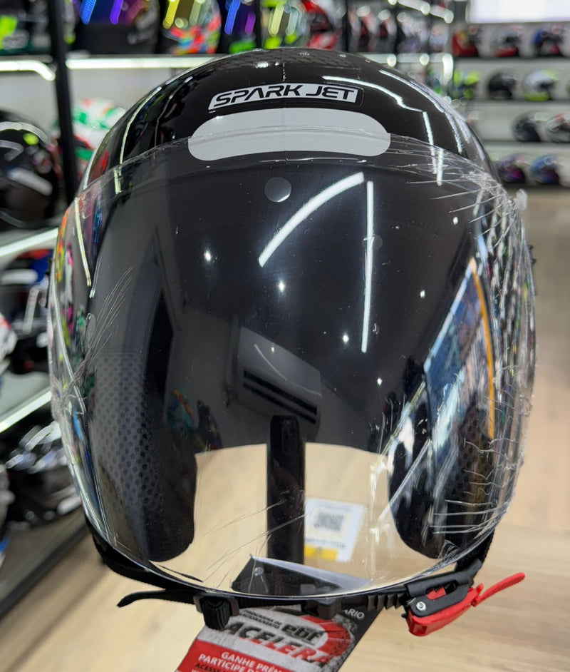 Capacete EBF New Spark Jet Speed Prata