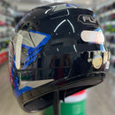 Capacete F-9 HG MATCH PRETO AZUL