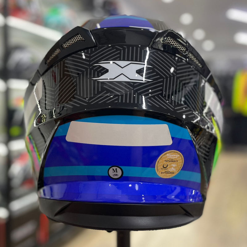 Capacete Texx STRIKE TRENTO AMARELO VERDE