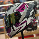 CAPACETE LS2 FF358, PRO ESTELLAR BLK/PINK/PURPLE