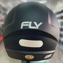 Capacete Fly Jet HG Classic Preto Brilho Aberto
