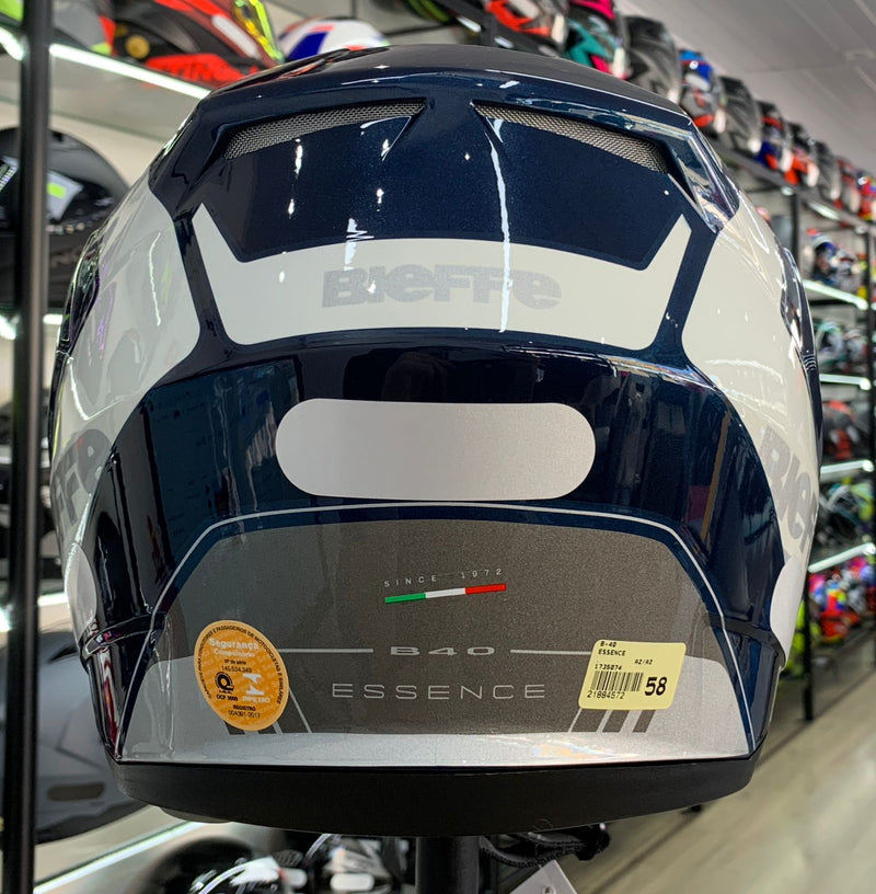 CAPACETE BIEFFE B-40 ESSENCE AZUL AZUL