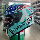 Capacete KYT TT REVO LEOPARD AMERICAS