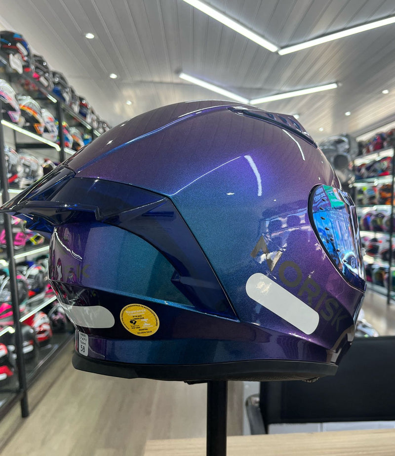 CAPACETE NORISK FLOW MONOCOLOR BLUE