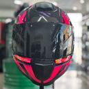 Capacete NORISK RAZOR TURBO BLACK /PINK / PURPLE
