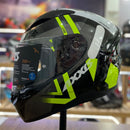 Capacete AXXIS SEGMENT LEDERS C13 FLUOR YELLOW