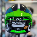 CAPACETE NORISK FLOW RUN BLK/WHT  + BRINDE VISEIRA COLORIDA e AEROFOLIO