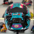 Capacete FW3 GTX FOX AZUL TIFFANNY
