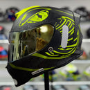 Capacete ORIGINE DINAMO FIGHTER FLUO YELLOW BLACK MATT