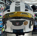 Capacete KYT TT COURSE FUSELAGE RED + VISEIRA E AERO