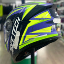 Capacete RACE TECH HIT SPARK MATTE BLU