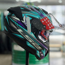 Capacete LS2 STREAM II FF808 FIREFLY MATTE BLUE PURPLE