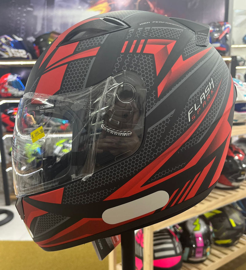 Capacete EBF Spark Flash Vermelho