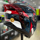 CAPACETE NORISK FLOW PULSE BLUE/RED