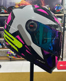 CAPACETE LS2 FF358 STARWAR ROSA E BRANCO