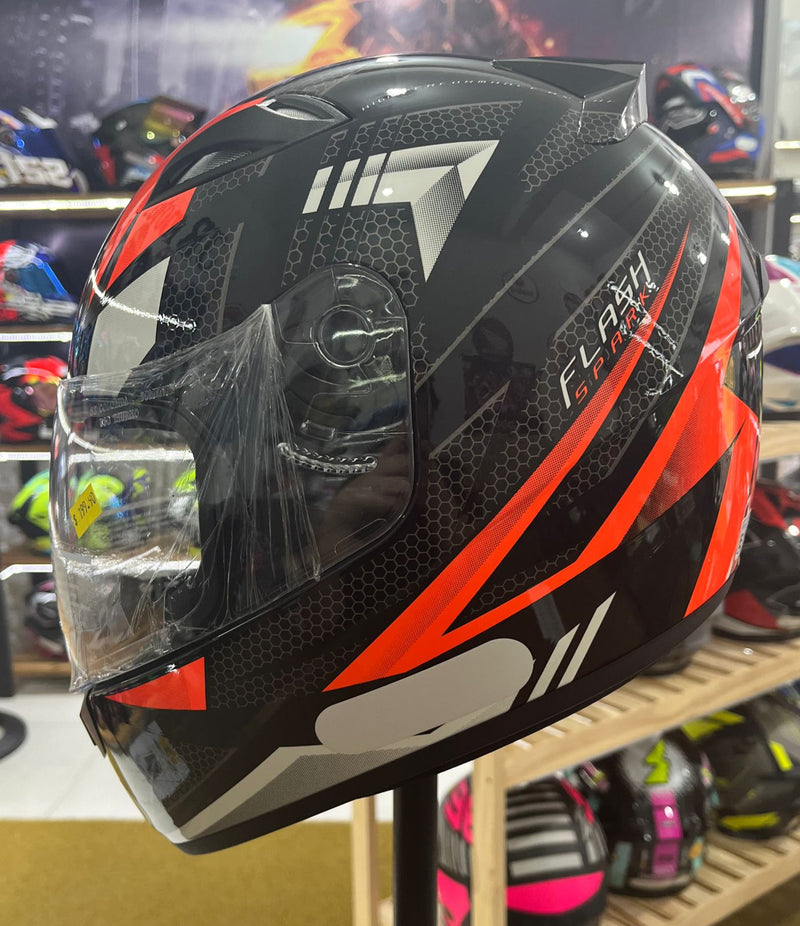 Capacete EBF Spark Flash Laranja