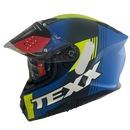 Capacete Texx KAIMAN TRACK AZUL PRETO FOSCO