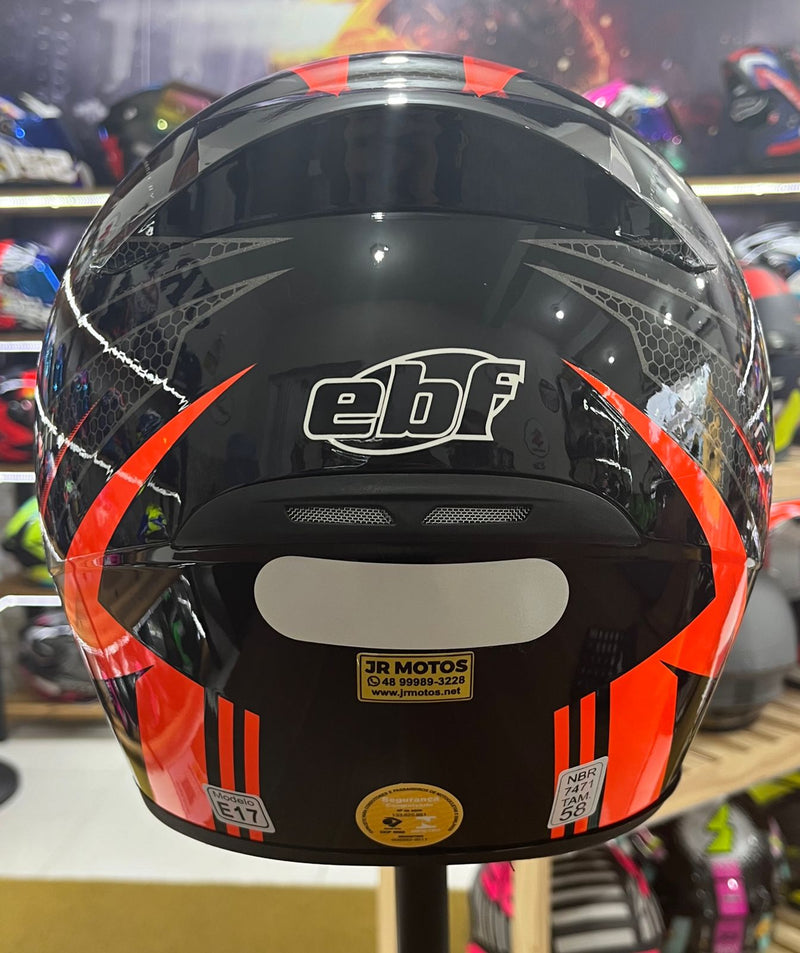 Capacete EBF Spark Flash Laranja