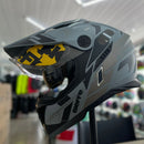 CAPACETE BIEFFE  B-TRAIL CONQUEST CINZA FOSCO/PTO