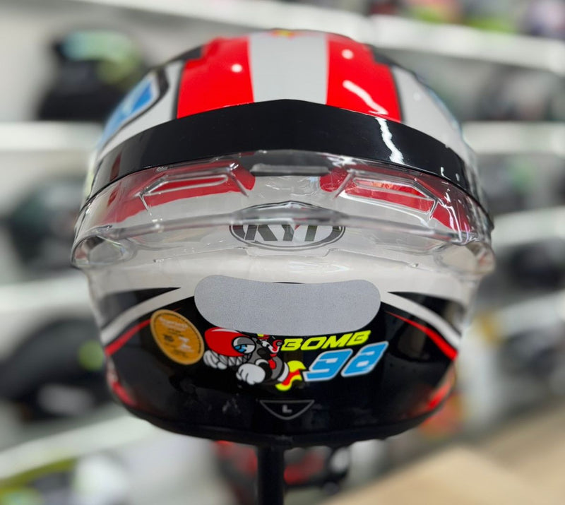 CAPACETE KYT TT COURSE 98 BOMB + VISEIRA COLORIDA E AERO