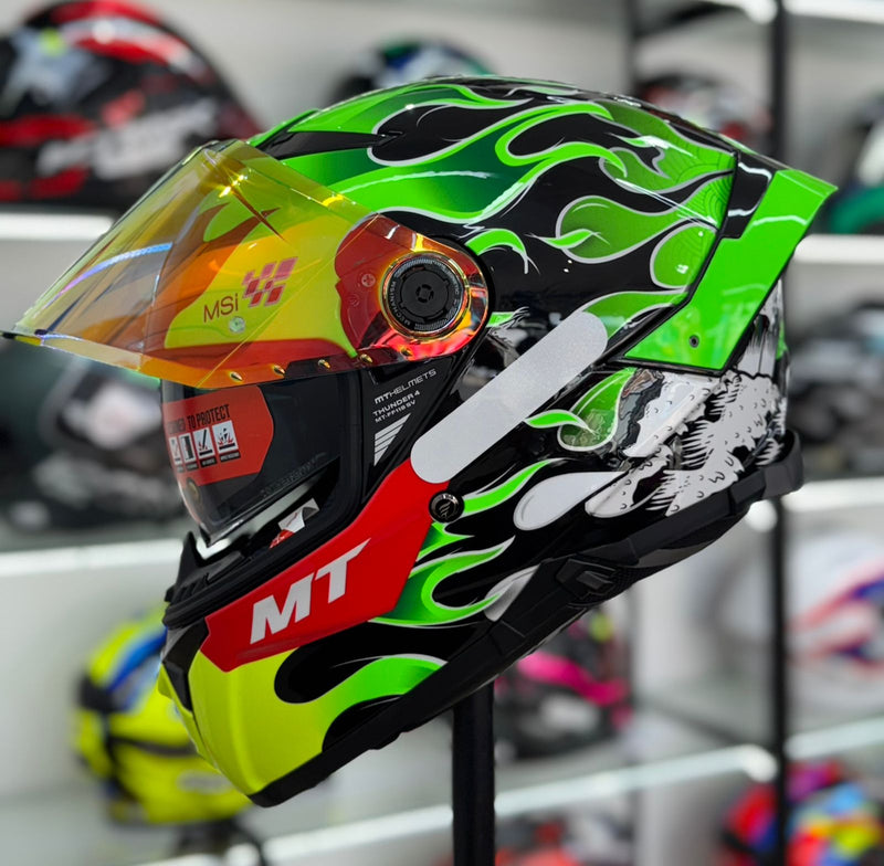 CAPACETE MT THUNDER 4 SV YAMANAKA B6 GLOSS