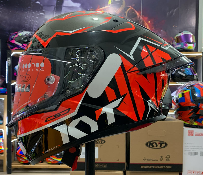 Capacete KYT TT REVO NICOLO BULEGA 2022 AEROFOLIO + VISEIRA