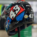 Capacete FW3 GTX 43 Azul e Vermelho
